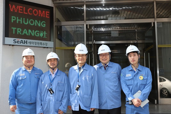 Visiting SeAH supplier in Korea